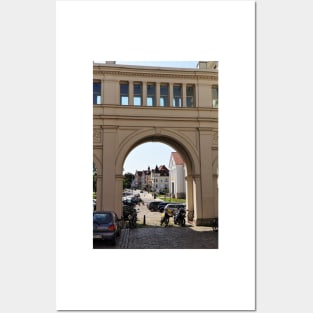 Portal near Staatskanzlei Schwerin - Mecklenburg-Vorpommern, Germany Posters and Art